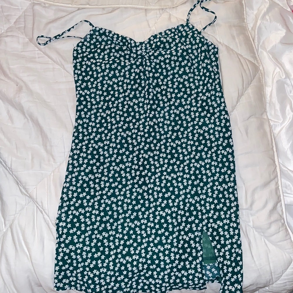 Cylia Mini Dress Forest Green